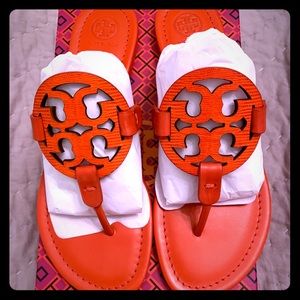 Tory Burch Miller Embossed Bright Pomander Sandals